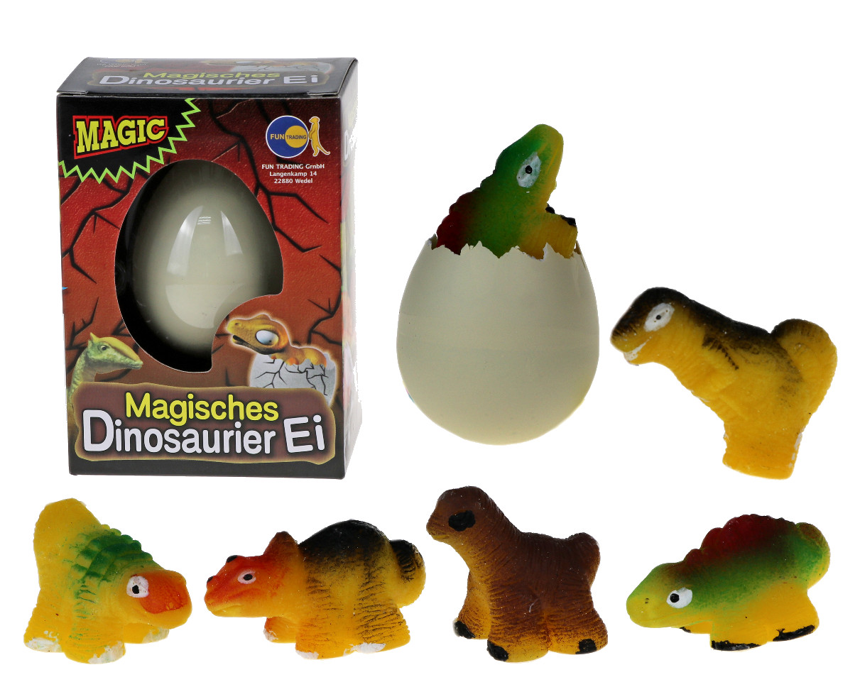 Dinosaurier Groß 30cm Dinoei Dino Ei Schlüpf Dino Magic Egg wächst im Wasser NEU 