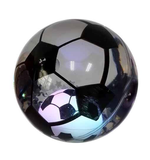 Glitzerball - mit leuchtendem Fussball