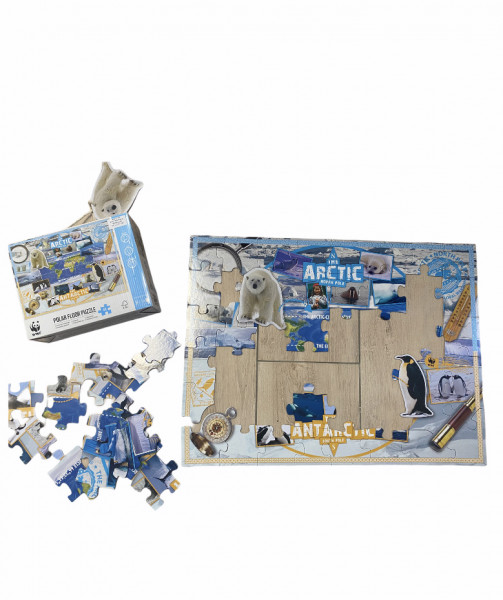 WWF - Puzzle - Bodenpuzzle - 48 Teile - Arctic - Polarmeere