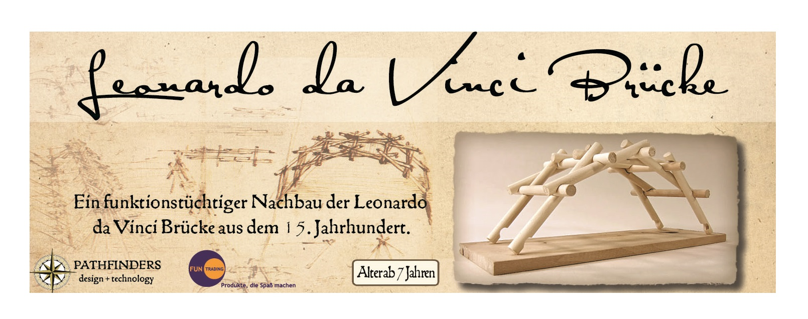 NEU Leonardo da Vinci Flugdrachen Modell Bausatz 